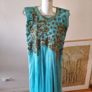Gorgeous Embroidered Indian Wedding Dress